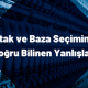 Yatak ve Baza Seçiminde Doğru Bilinen Yanlışlar