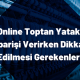 Online Toptan Yatak Siparişi Verirken Dikkat Edilmesi Gerekenler